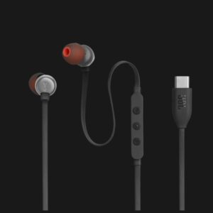 JBL T310C Wired Earphone with Mic (USB Type-C Connector, In Ear, Black)