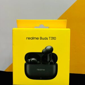 realme Buds T310 True Wireless in-Ear Earbuds with 46dB Hybrid ANC, 360° Spatial Audio, 12.4mm Dynamic Bass Driver, Upto 40Hrs Battery and Fast Charging (Vibrant Black)